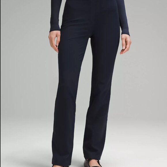 Lululemon Smooth Fit Pull-On High-Rise Pants navy size 14 - Picture 2 of 6